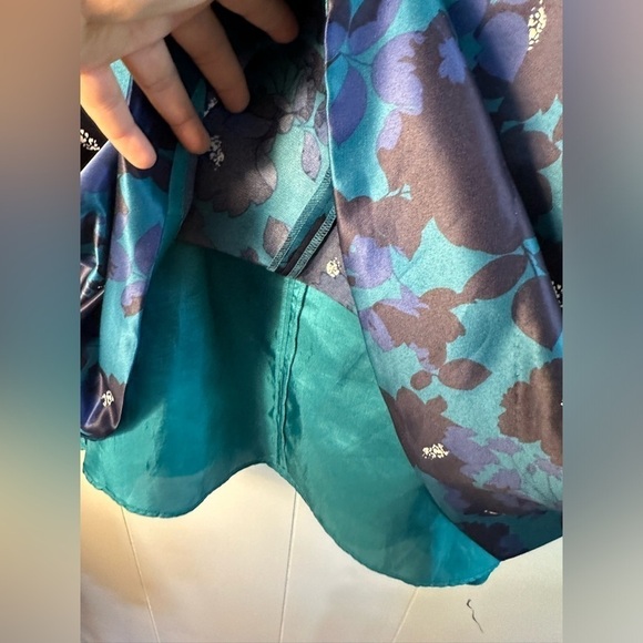 Draper James Blue Floral A-line Skirt Women’s Size 8 - Picture 6 of 10